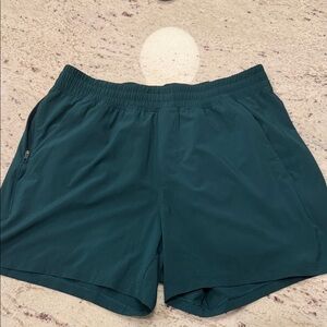 Lululemon Pace Breaker Men’s Teal Athletic Shorts